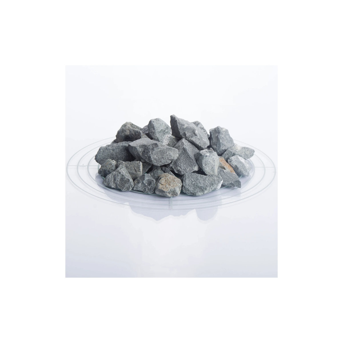 SCHICKER MINERAL Diabas Ziersplitt aus Naturstein, Grau, 16-32 mm, 25 kg - Bild 2