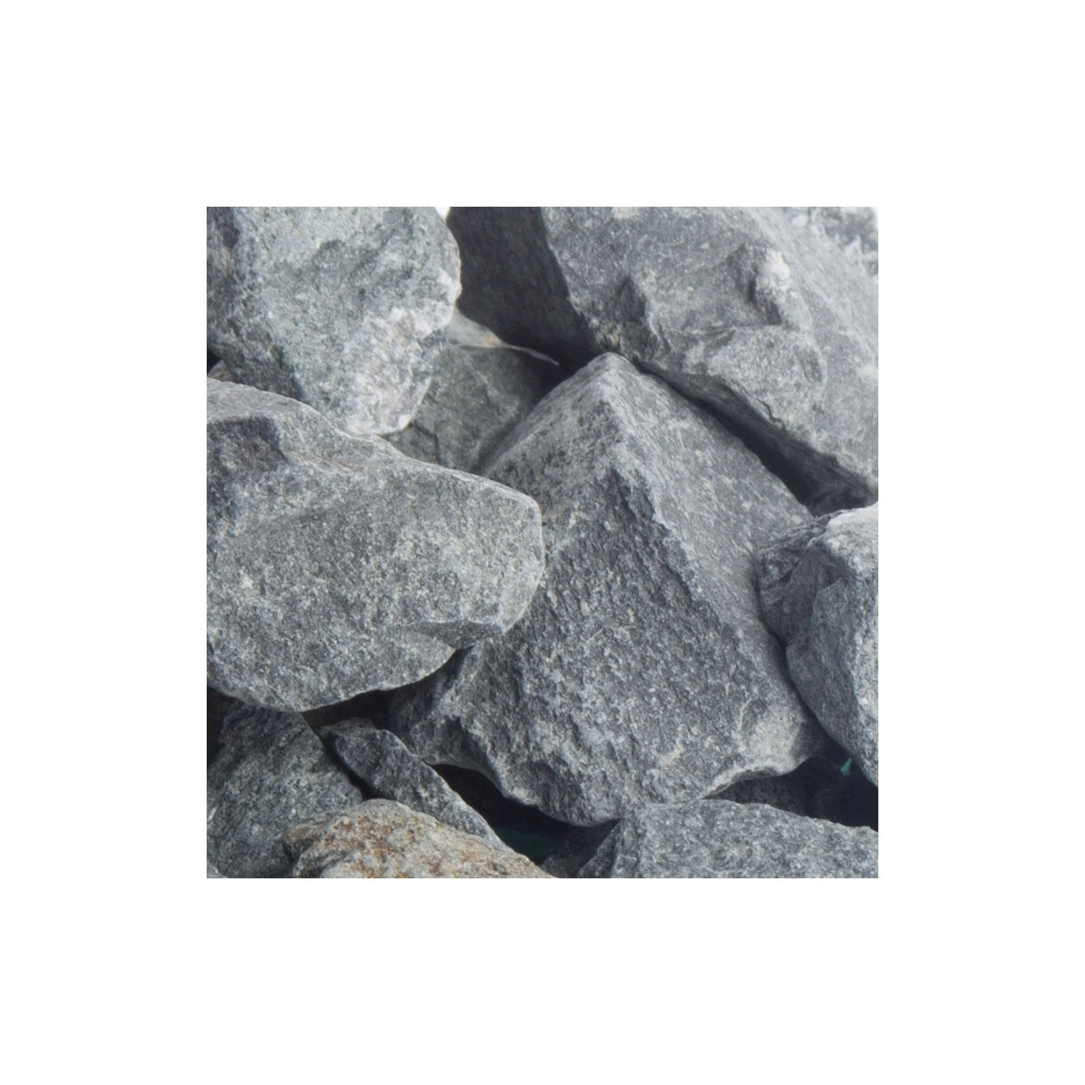 SCHICKER MINERAL Diabas Ziersplitt aus Naturstein, Grau, 16-32 mm, 25 kg - Bild 3