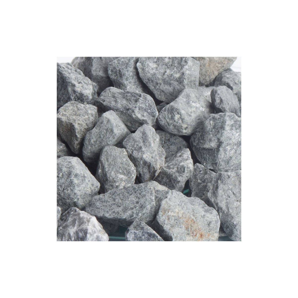 SCHICKER MINERAL Diabas Ziersplitt aus Naturstein, Grau, 8-16 mm, 25 kg - Bild 3