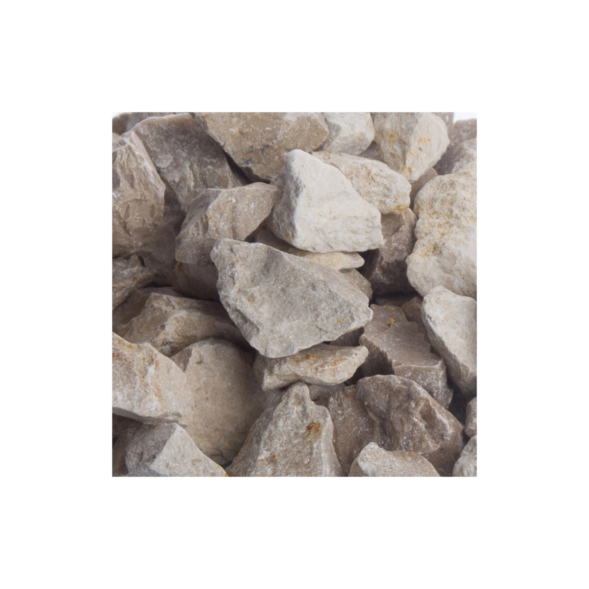SCHICKER MINERAL Kalk Ziersplitt Beige 8-16 mm 25 kg - Bild 3