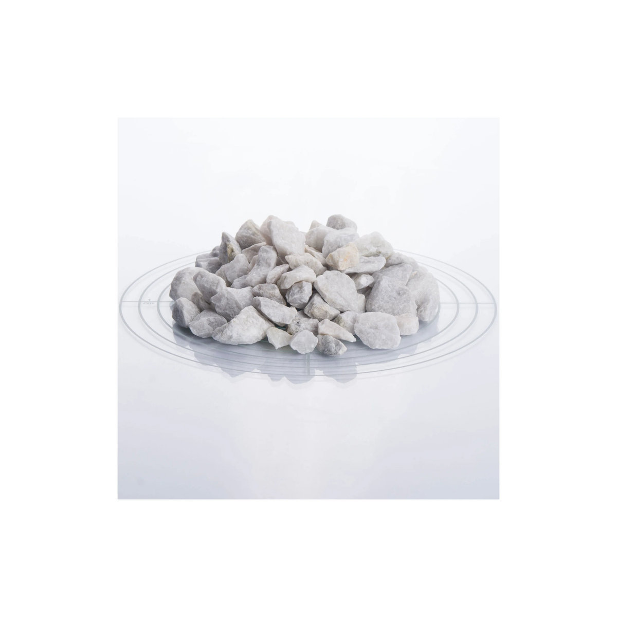SCHICKER MINERAL Marmor Ziersplitt in Weiß, unregelmäßig, 16-32 mm - Bild 2
