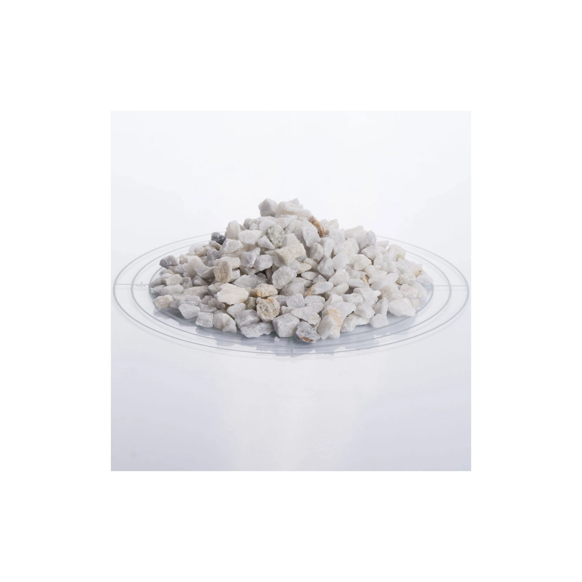 SCHICKER MINERAL Marmor Ziersplitt in Weiß, unregelmäßig, 8-16 mm, 25 kg - Bild 2