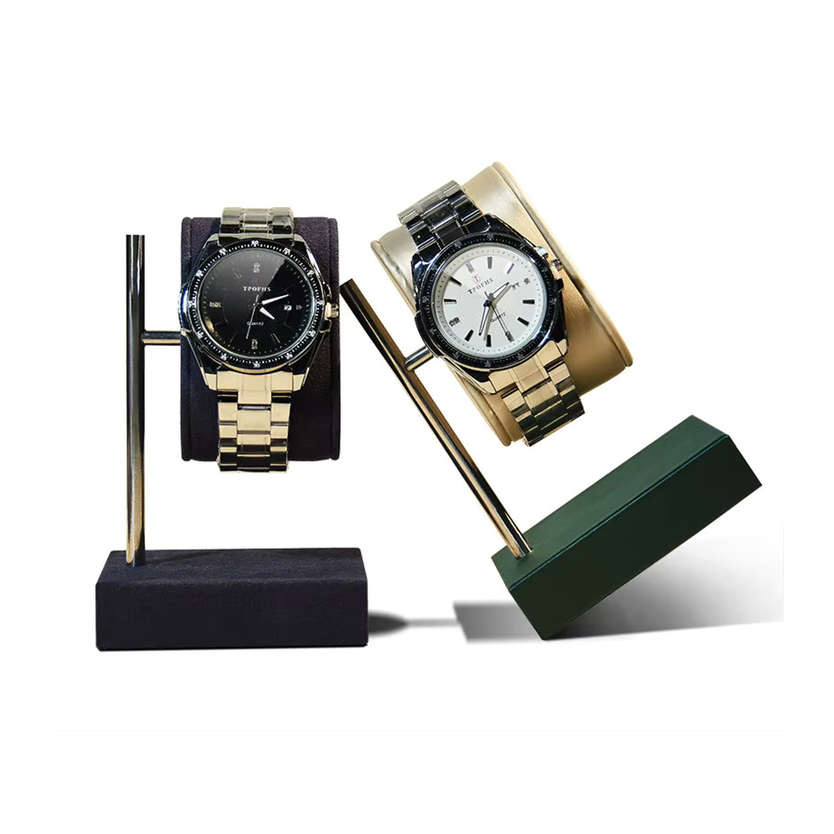Schmuck- und Uhren-Organizer aus PU-Material für Männer und Frauen als Display-Regal für Armbänder und Uhren - Bild 1