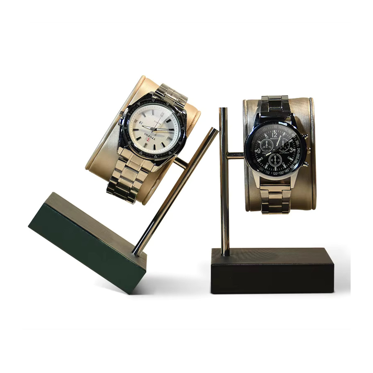 Schmuck- und Uhren-Organizer aus PU-Material für Männer und Frauen als Display-Regal für Armbänder und Uhren - Bild 2