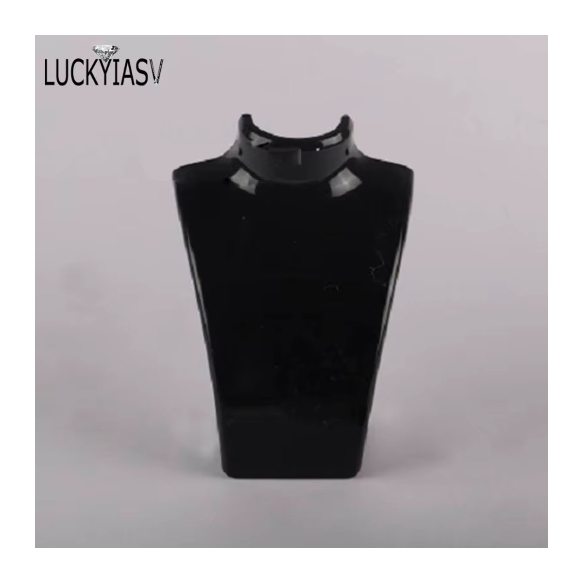 Schmuckdisplay Büste aus Acryl von luckyiasv für Halsketten und Anhänger in Transparent oder Schwarz - Bild 5