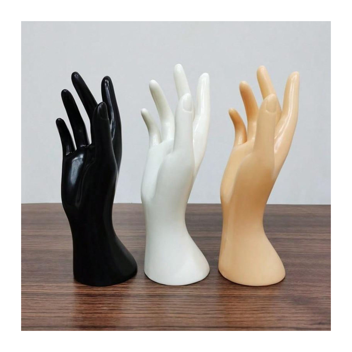 Schmuckständer von HaiKouLiJinHaiKeJiYouXianGongSi zur Aufbewahrung von Armbändern, Ringen und Handschuhen in Beige und Mehrfarbig - Bild 4