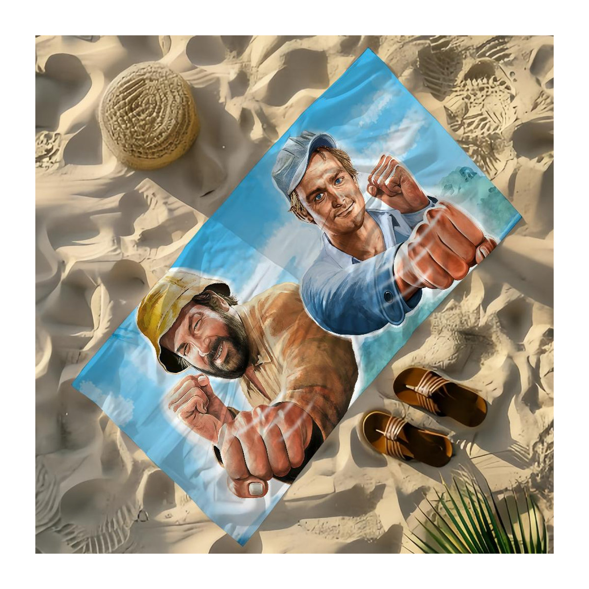 Schnelltrocknendes Handtuch Shanika Chen für Strand, Pool und Reise, B: 40 cm, H: 60 cm - Bild 2