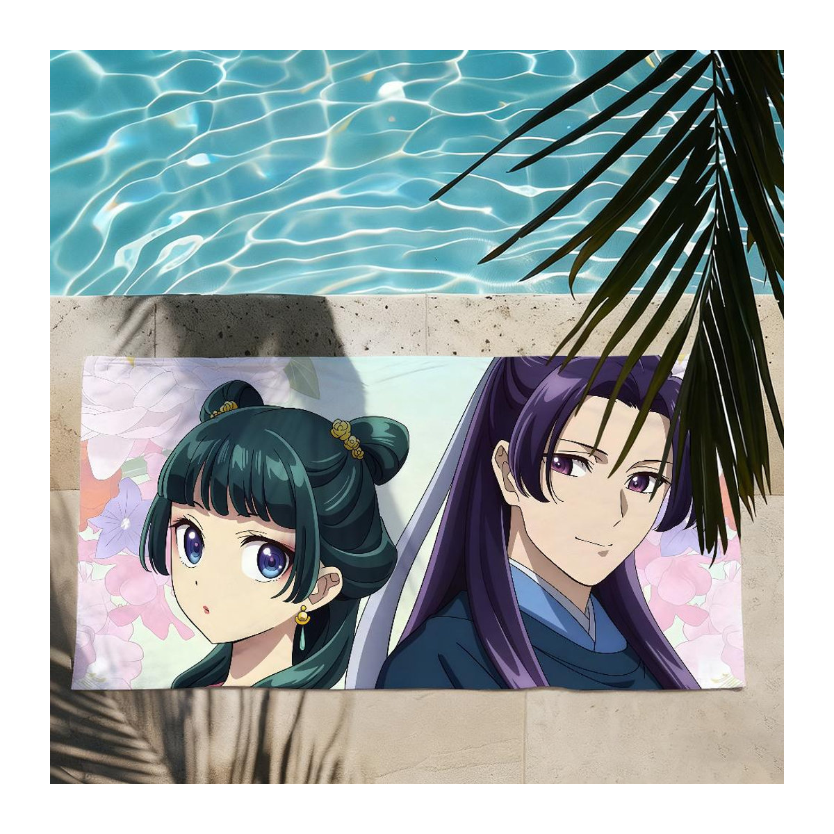Schnelltrocknendes Strandtuch Anime Die Apothekerin Maomao für Schwimmbad, Camping und Yoga, Breite: 40 cm, Höhe: 60 cm - Bild 5