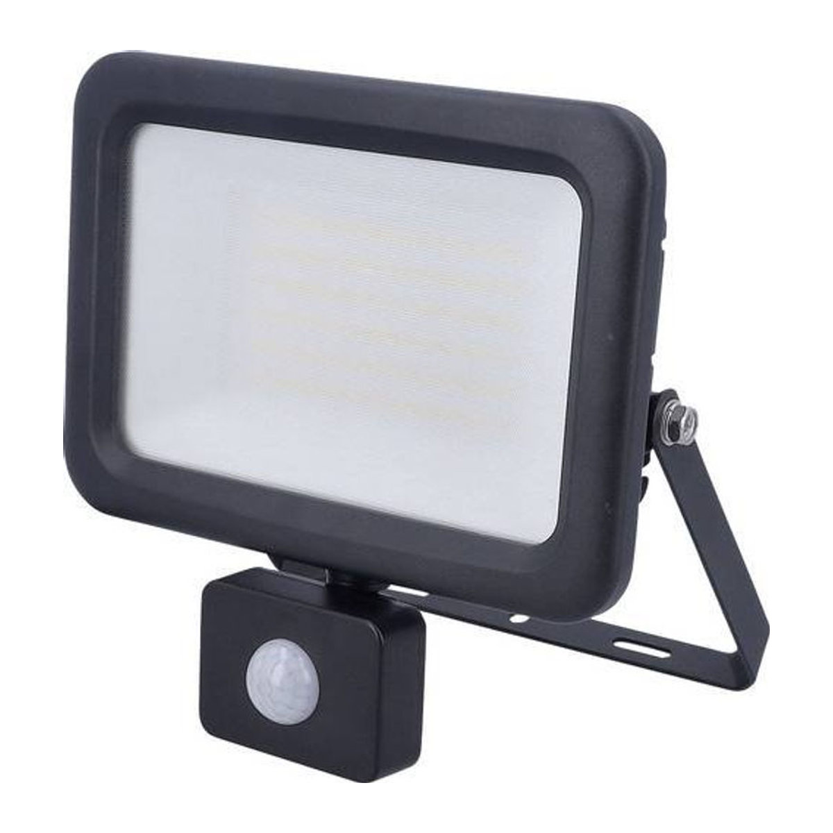 Schwabe Optiline LED-Außenstrahler mit Bewegungsmelder, 50W, Schwarz, IP44, Neutralweiß - Bild 1