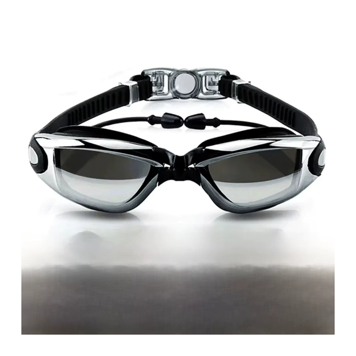 Schwimmbrille für Erwachsene mit Antibeschlag-Beschichtung, UV-Schutz und Ohrstöpseln für Männer und Frauen - Bild 7