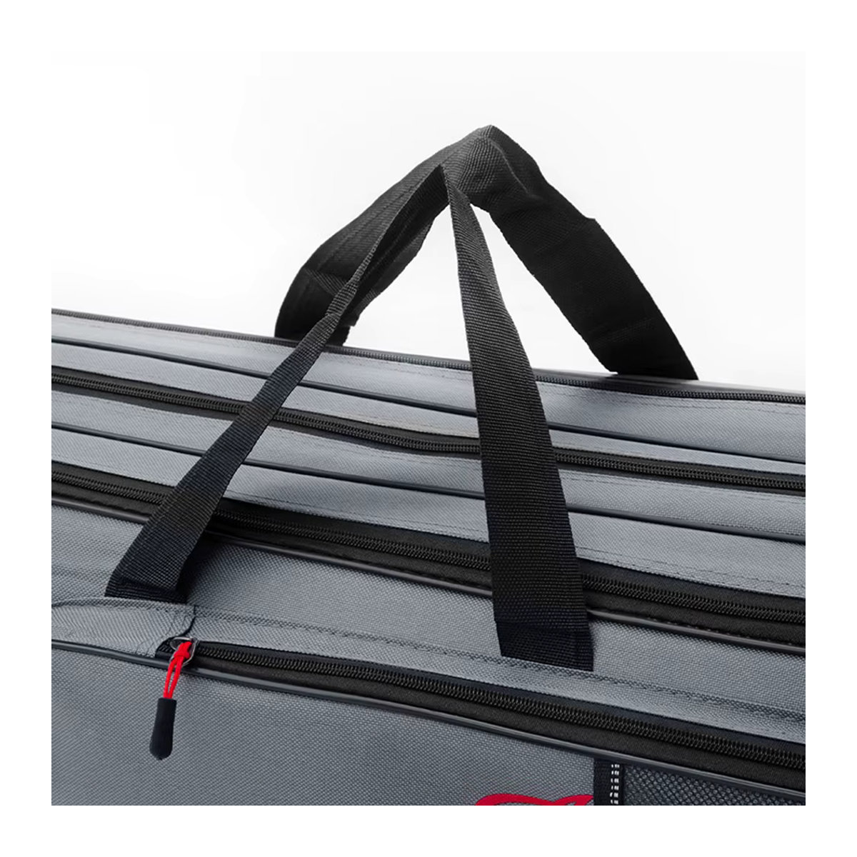Scione Angelruten Tasche mit Stahl Draht Rand, wasserdicht und robust, Schwarz - Bild 4