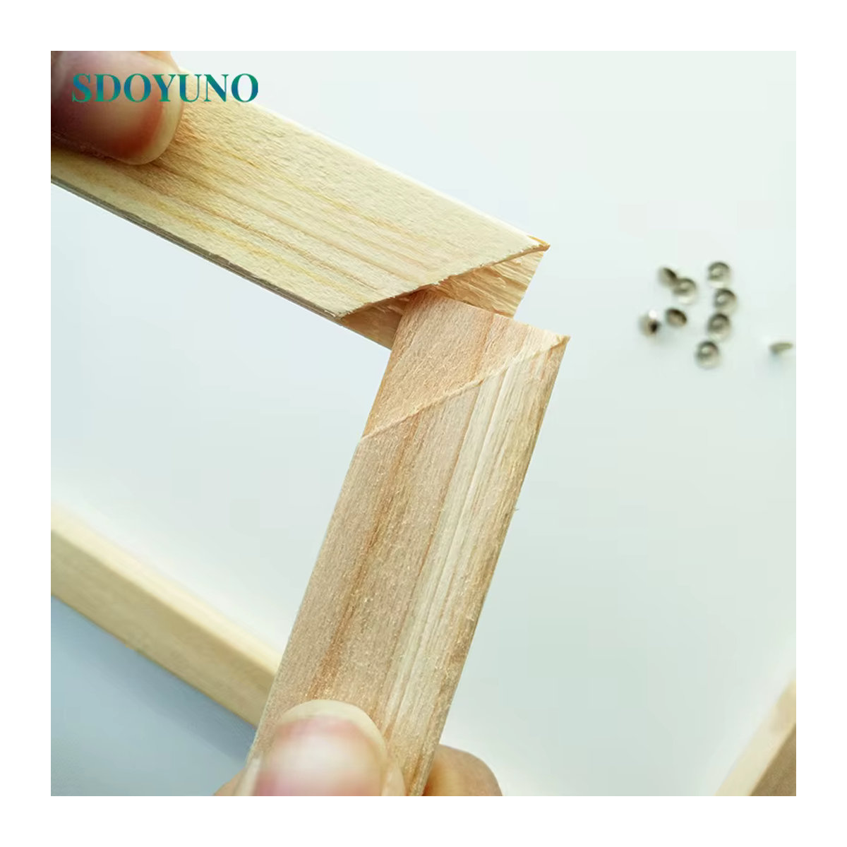 SDOYUNO Malen nach Zahlen Set mit Holzrahmen, Wandkunst DIY Malerei in Beige, Rechteckig - Bild 4