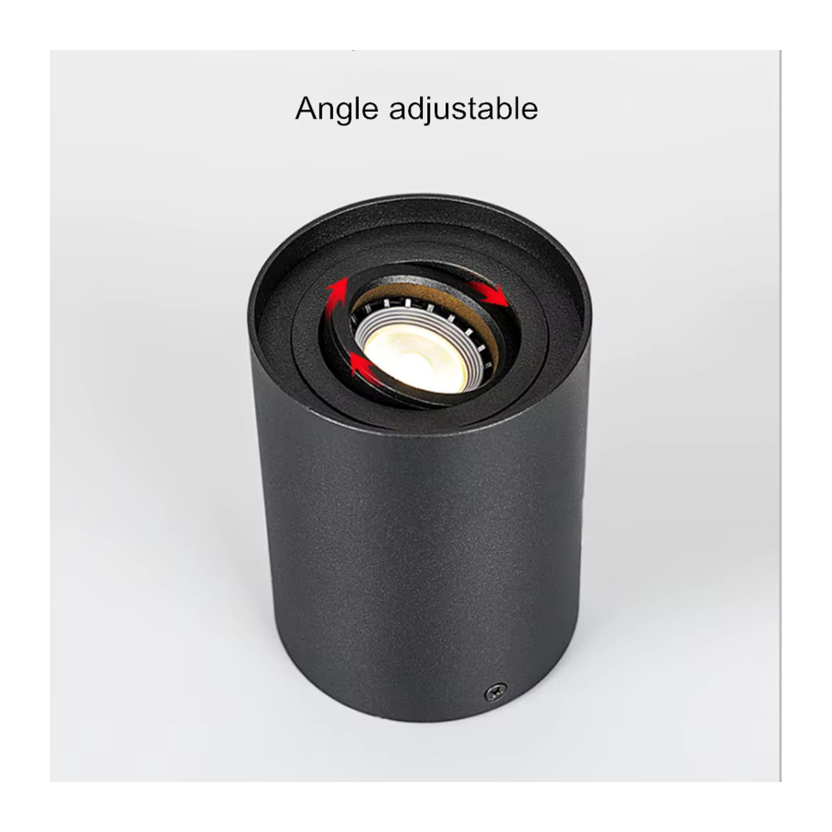 SEACAT Aufputz-Deckenleuchte Schwarz Modern mit verstellbarem LED-Downlight und GU10-Fassung - Bild 3