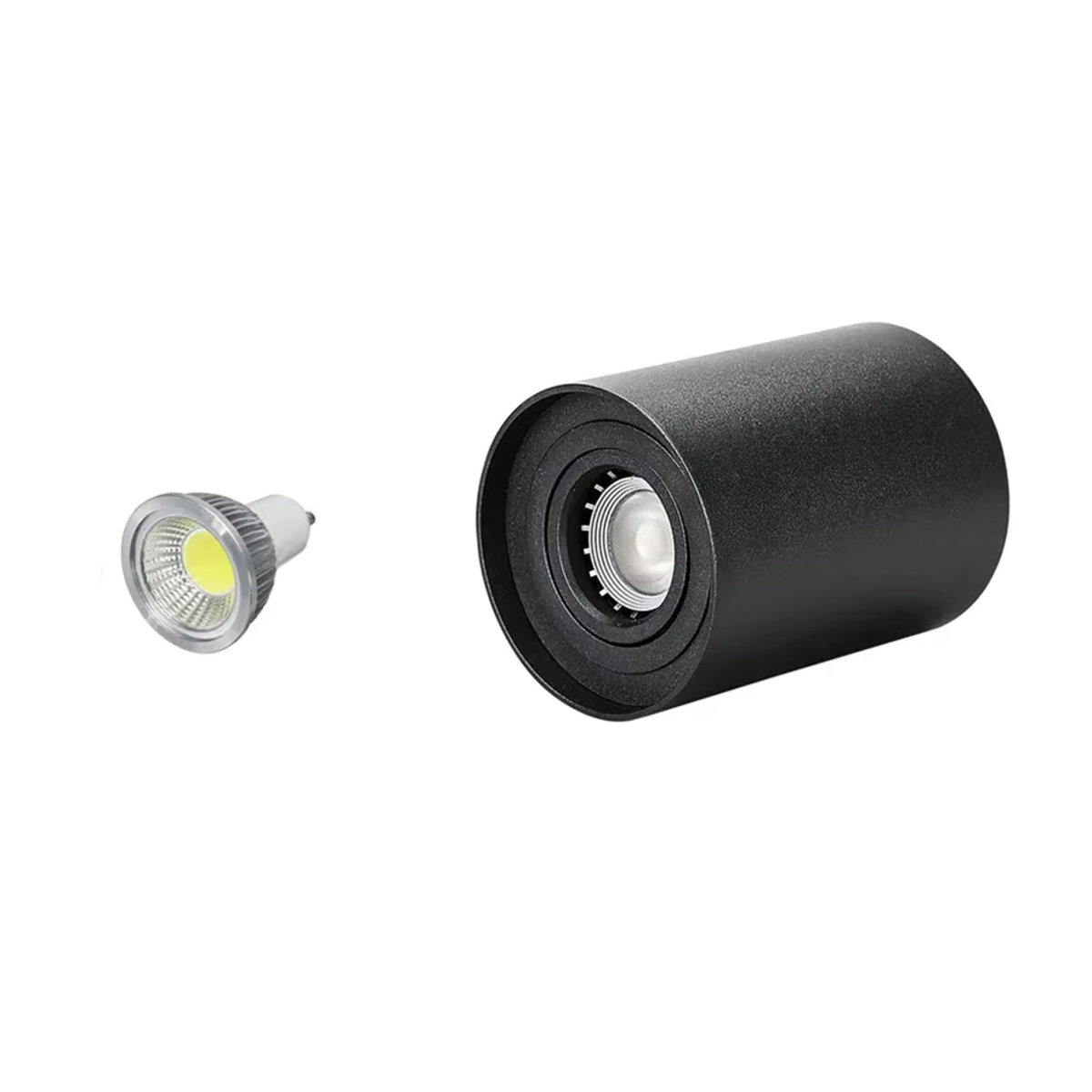 SEACAT Aufputz-Deckenleuchte Schwarz Modern mit verstellbarem LED-Downlight und GU10-Fassung - Bild 4