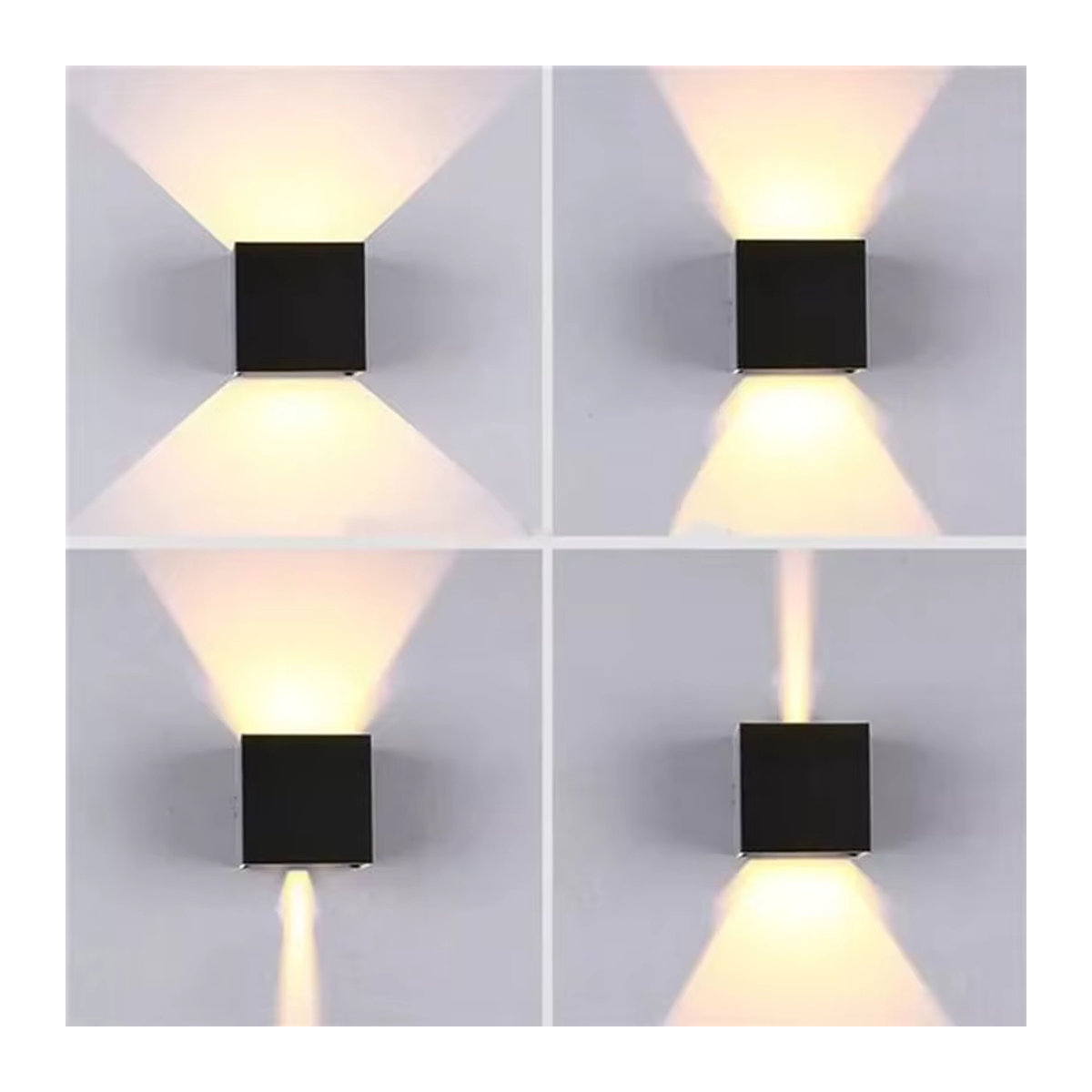 SEACAT LED Wandleuchte Außenleuchte aus Aluminium in Schwarz mit IP65 Schutzklasse für Garten Balkon und Veranda - Bild 5