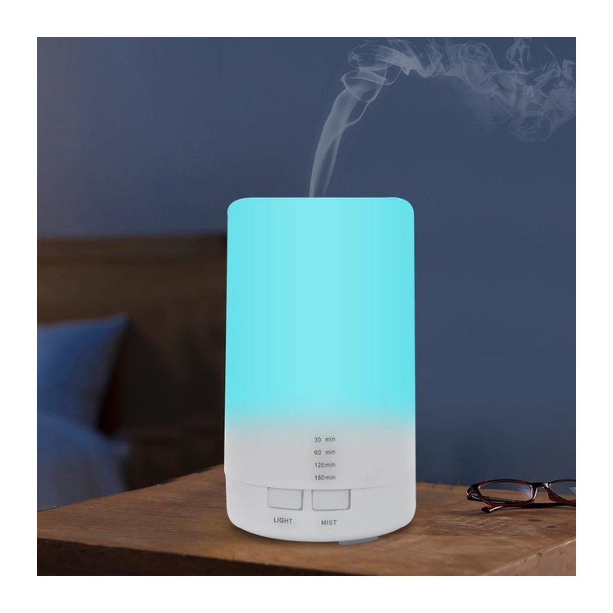 Searide USB Luftbefeuchter und Aroma Diffusor in Weiß für Zuhause und Auto - Bild 1