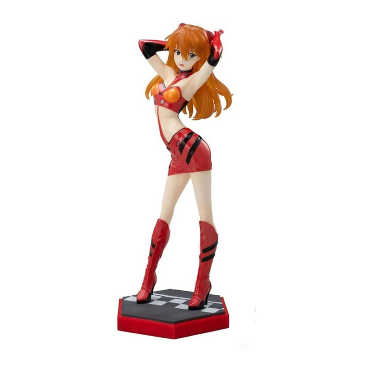 Sega Evangelion Racing Luminasta Shikinami Asuka Langley PITWALK Anime-Figur in Rot, Höhe: 25,0 cm - Bild 1