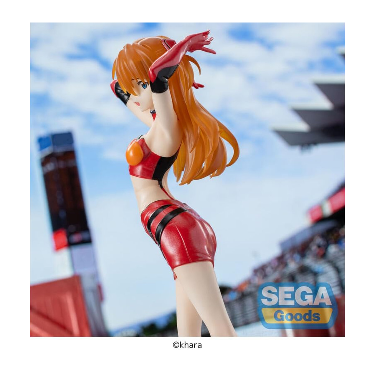 Sega Evangelion Racing Luminasta Shikinami Asuka Langley PITWALK Anime-Figur in Rot, Höhe: 25,0 cm - Bild 2