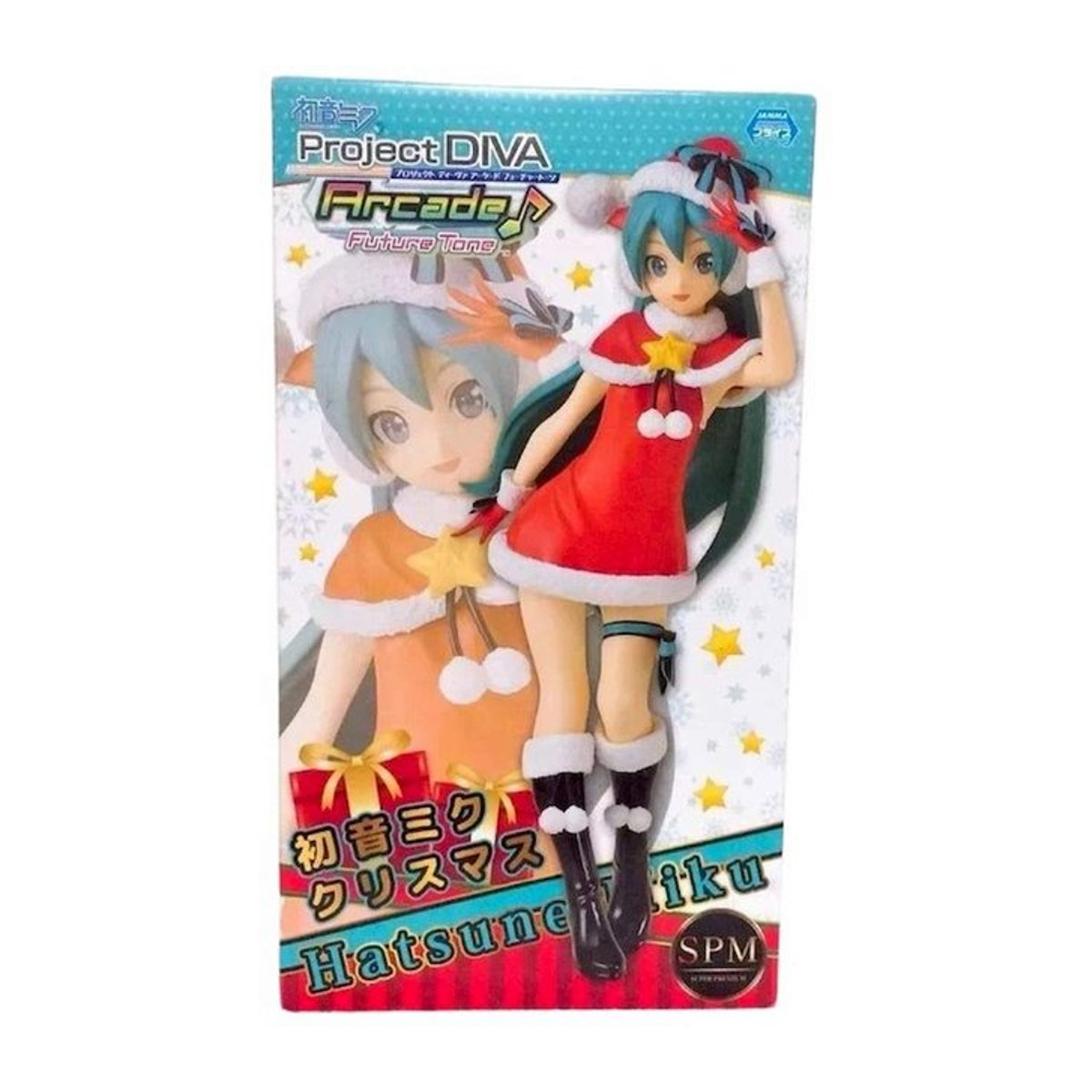 Sega Hatsune Miku Project DIVA Arcade Future Tone Super Premium Figur Hatsune Miku Weihnachten Multicolor - Bild 1