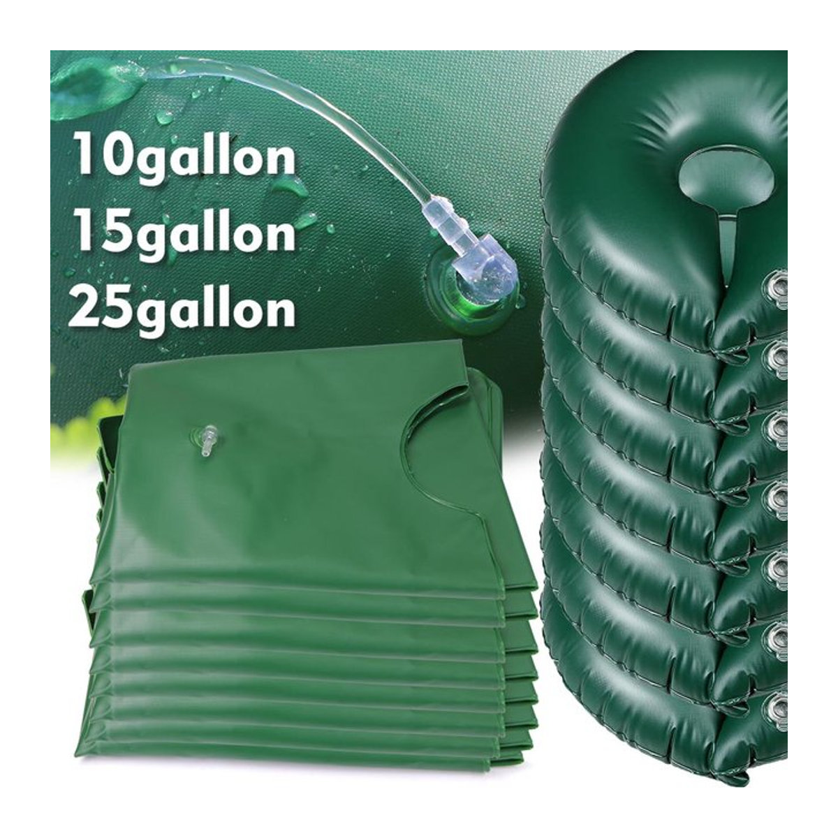 Selbstbewässerungs-Beutel aus PVC für die Gartenbewässerung und Landwirtschaft zur langsamen Wasserabgabe - Bild 1