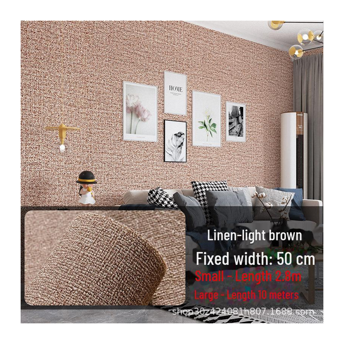 Selbstklebende 3D-Wandaufkleber Lucky Black Cat in Grün, wasserdichte und feuchtigkeitsbeständige Wanddekoration für Wohnzimmer und Schlafzimmer, B: 50 cm, L: 280 cm, Dicke: 2,5 mm - Bild 5