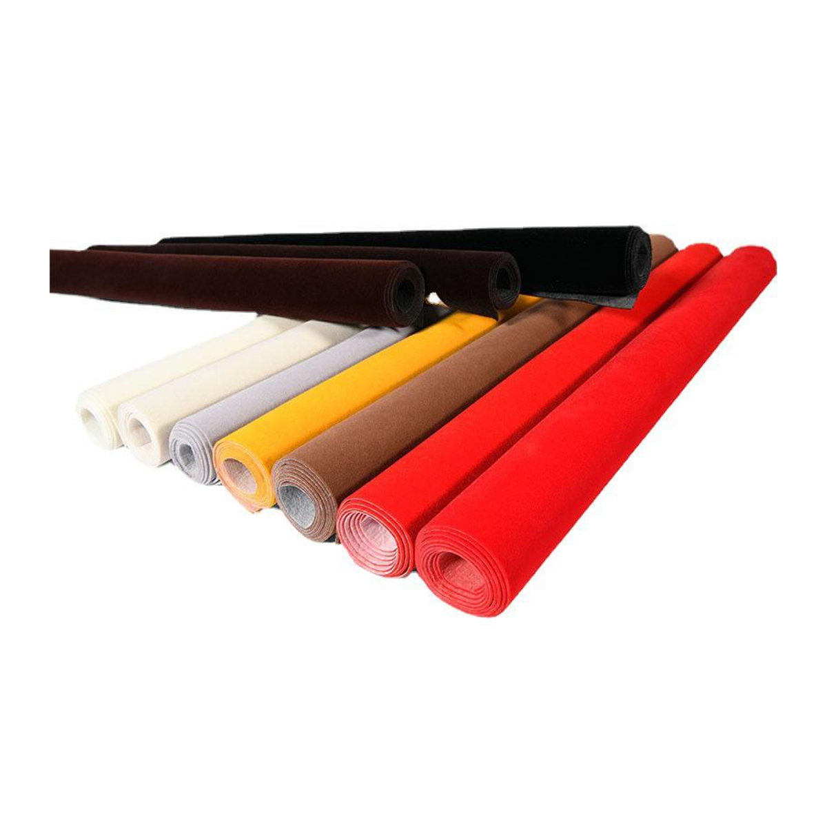 Selbstklebender dicker Samtstoff als Schmuckdisplay-Futter, kratzfestes DIY-Schaumstoffvlies für Schrankauskleidungen, Farbe: Grün, B x L: 50 x 150 cm - Bild 2