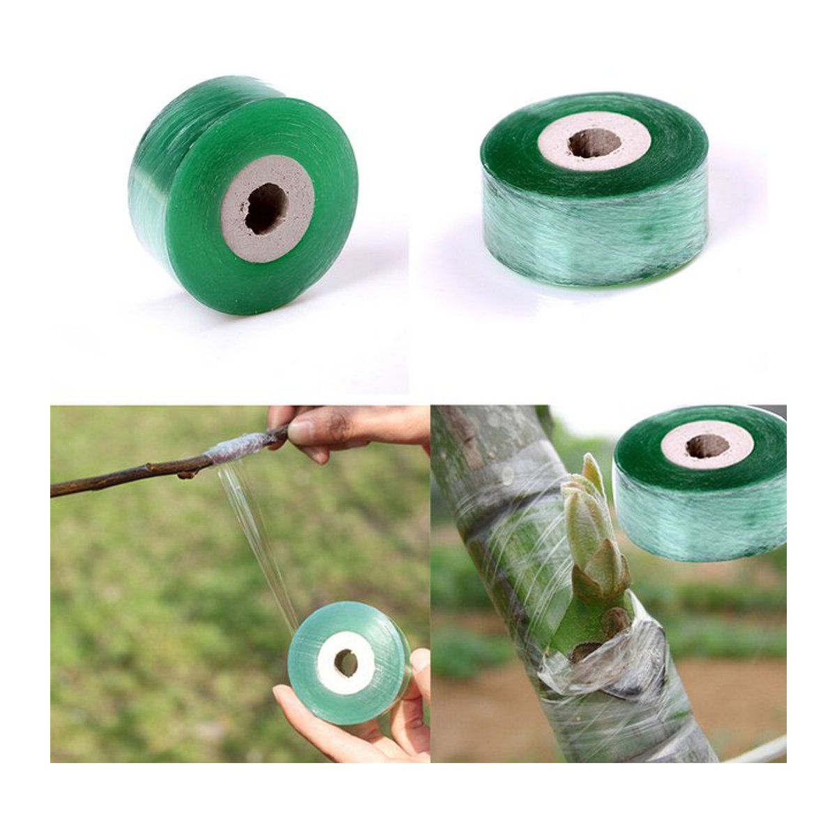 Selbstklebendes Pfropfband für den Gartenbau, dehnbar, 2 cm x 100 m - Bild 1