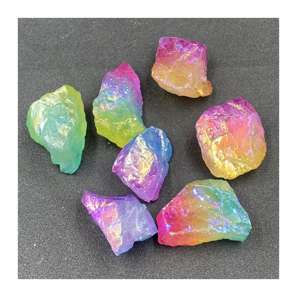 Serene Homes Regenbogen-Kristall-Erzsteine mehrfarbig 100 g als DIY-Dekomaterial - Bild 6