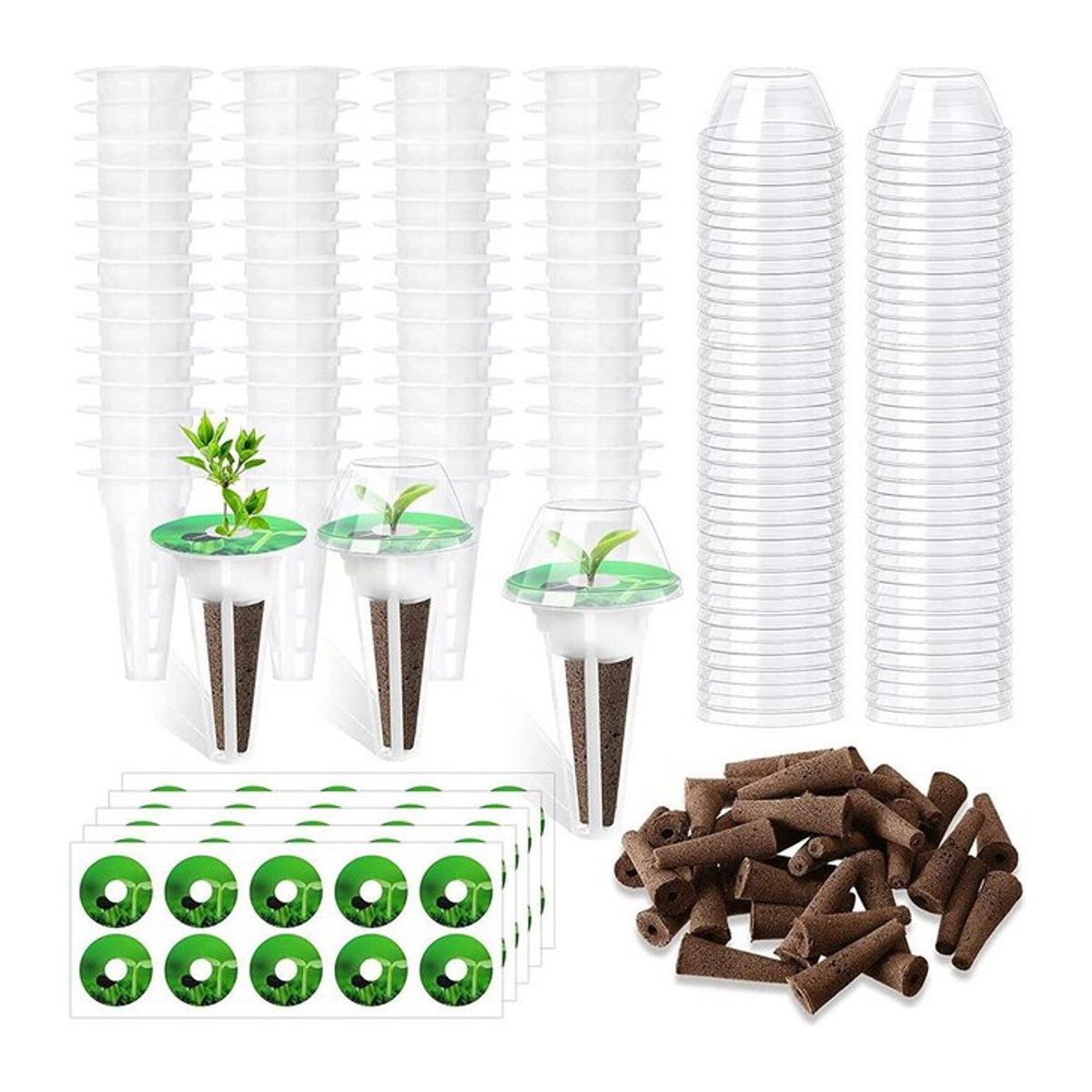 Set mit 120 Samenkapseln kompatibel mit Hydroponik-Zubehör aller Marken - Bild 1