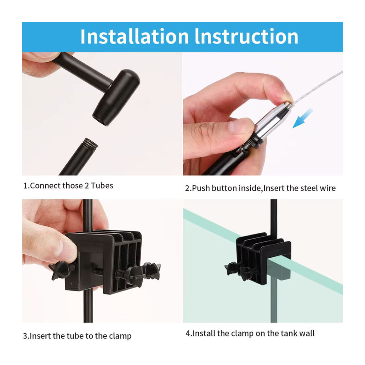 SEVEN MASTER Dimmbarer LED-Lampenclip für Pflanzenwachstum und Aquarien in Schwarz mit 3 Kanälen und 16 W - Bild 3