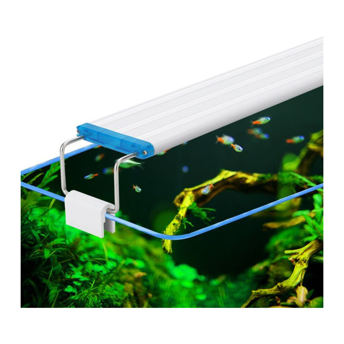 Seven Master Minimalistische Aquarium LED Beleuchtung Super Slim Clip Lampe für Wasserpflanzen 18-71 cm - Bild 1