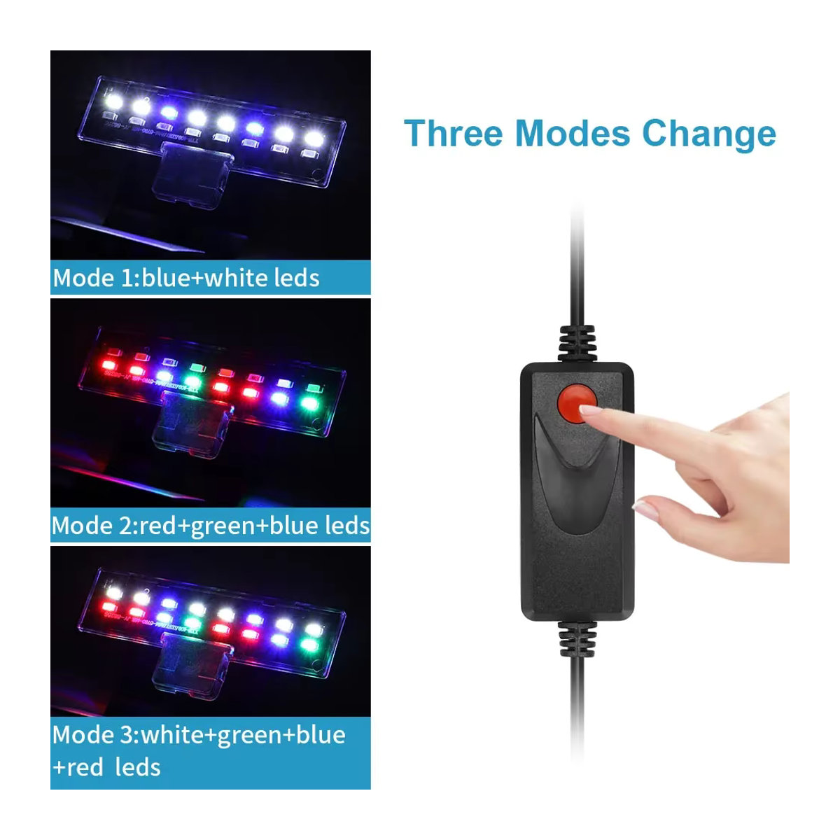 SEVEN MASTER Super Slim LED Lampe für Aquarium mit hoher Helligkeit und Klemmbefestigung - Bild 2