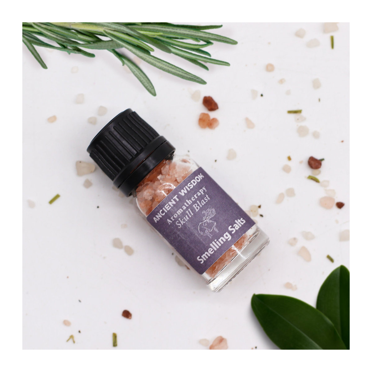 SHAMTAM Ätherische Ölmischung Aromatherapie mit Himalaya-Rosa-Salz in Rosa Glas - Bild 2