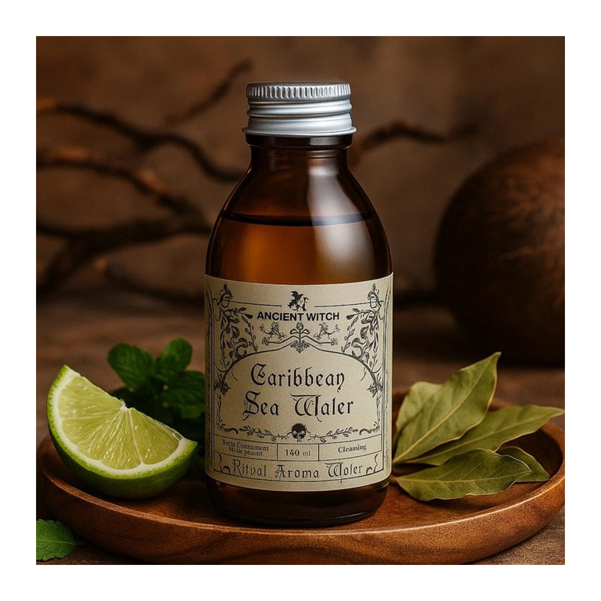 SHAMTAM Florida Water Ritual Spray mit Pfefferminze, Limette und Lorbeer - Bild 1
