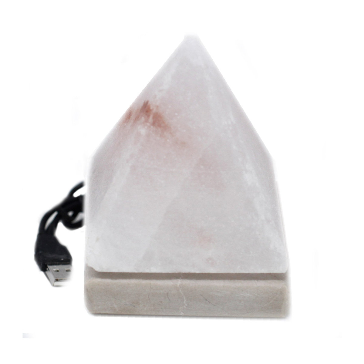 SHAMTAM Himalaya-Salzlampe Pyramide mit USB-Anschluss, Mehrfarbig - Bild 2