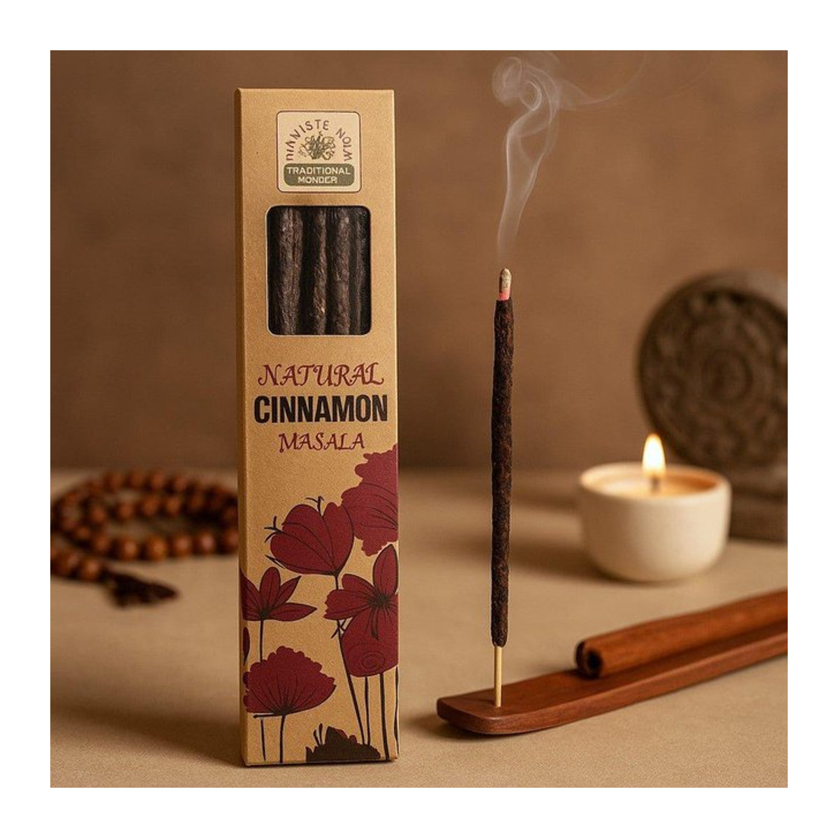 SHAMTAM Zimt Räucherstäbchen Masala Spicy mit 11 Stück - Bild 1