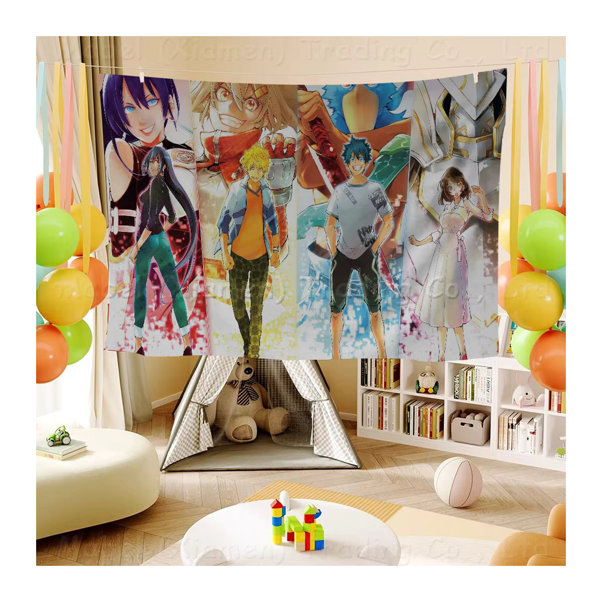 Shangri-La Frontier Werbeflagge als Hängebanner in Multicolor - Bild 2