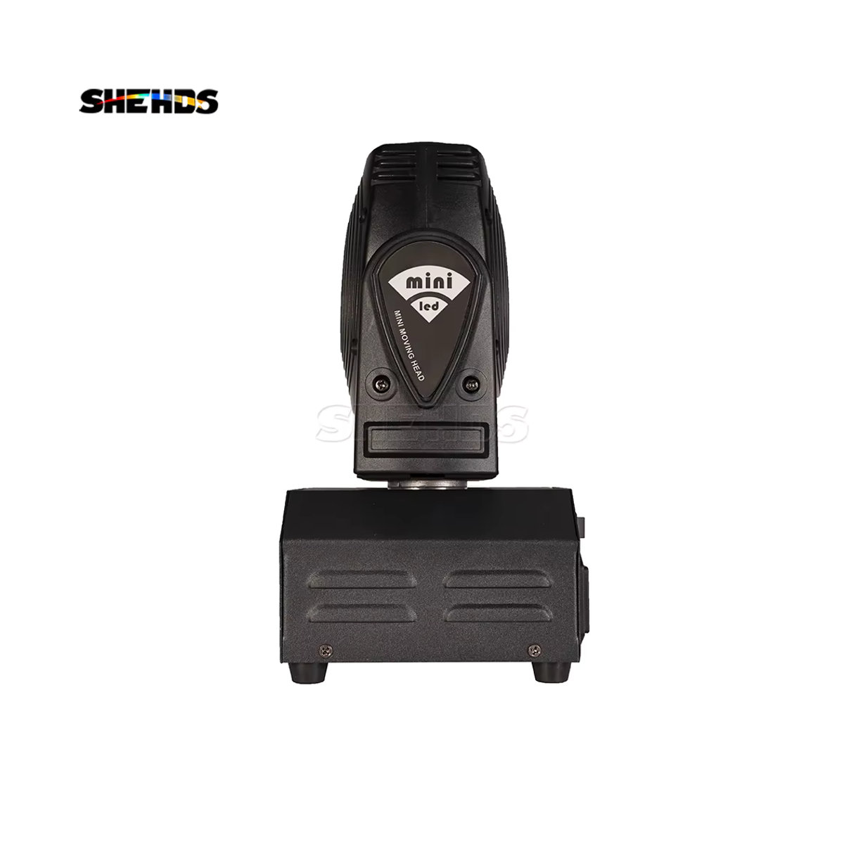SHEHDS Mini LED Moving Head Spot Strahler 10W mit DMX512 und Strobe in Schwarz - Bild 2