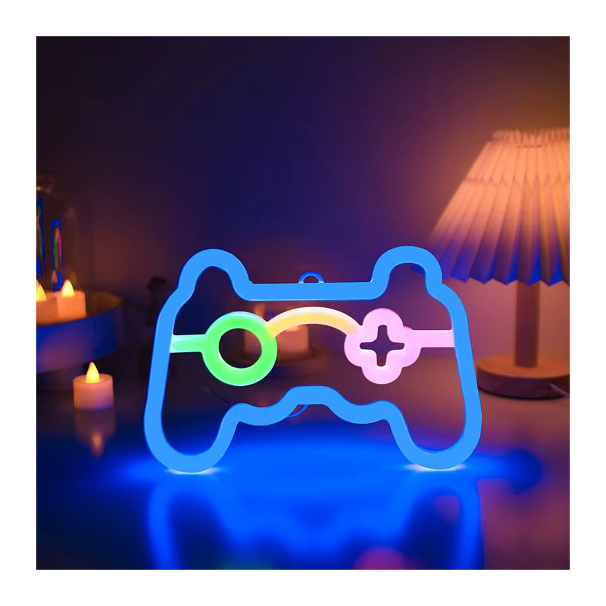 SHENZHITECH Game Pad LED Nachtlicht Bunt Modern als Atmosphärenbeleuchtung für E-Sport und Dekoration - Bild 2