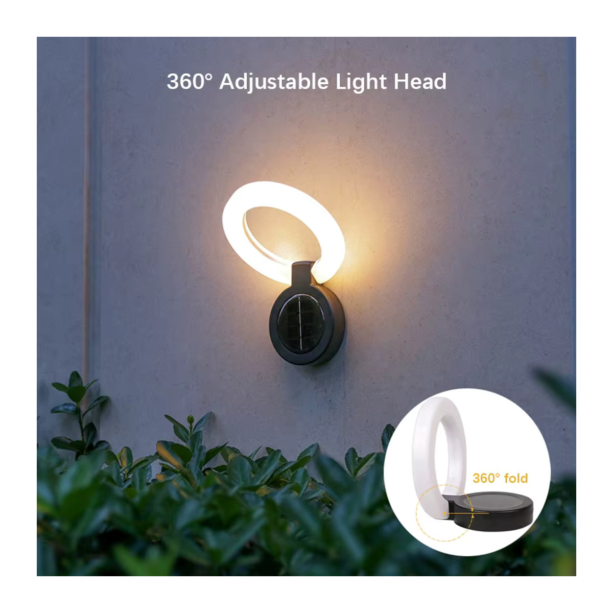 SHENZHITECH Solarleuchten Set 4er Pack in Weiß, wasserdichte Garten-Solarlampen im minimalistischen Design für Außenbereich und Rasen - Bild 3