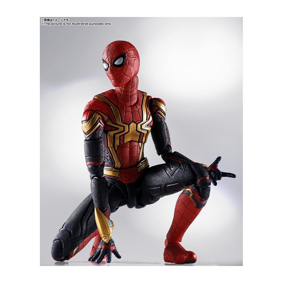 SHFiguarts Spider-Man Integrierter Anzug bewegliche Figur von TAMASHII NATIONS, Höhe: 15 cm - Bild 3