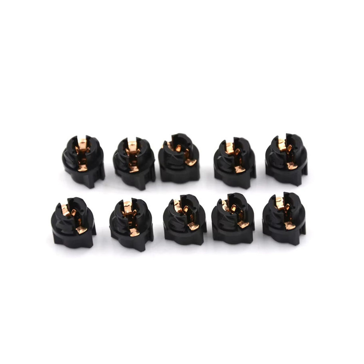 SHIDWJ T5 Sockel Twist Lock Glühbirnen-Fassung für Instrumententafeln 10 Stück - Bild 4