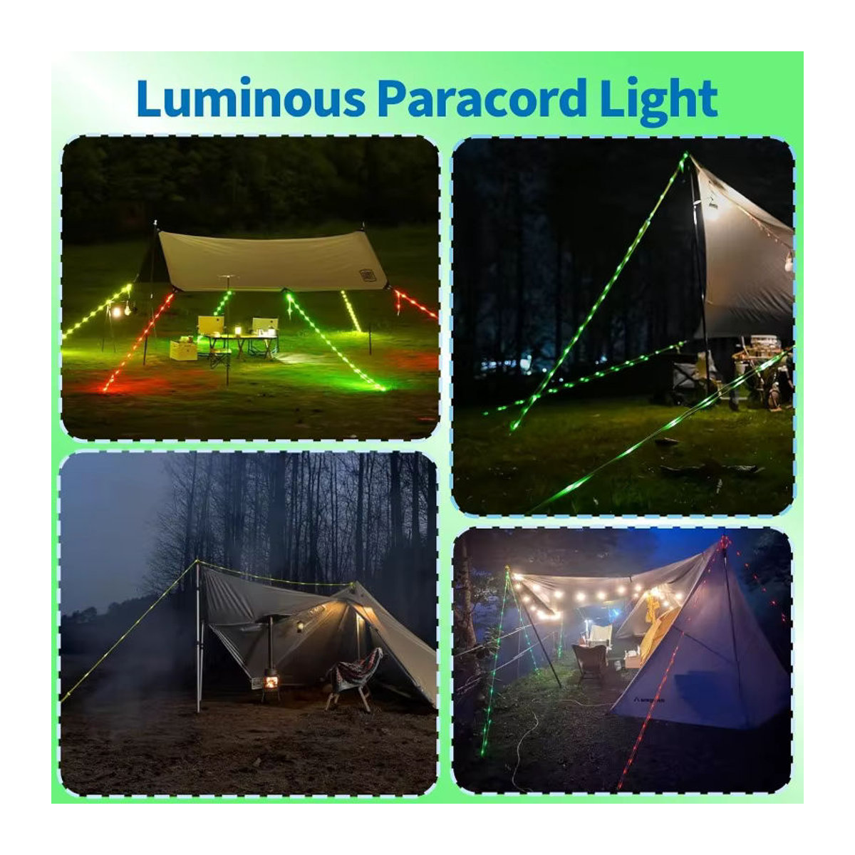 ShineTrip LED Lichtseil wasserdicht zur Nachtwarnung und Atmosphäre in Weiß oder Bunt, Länge: 300 cm - Bild 6