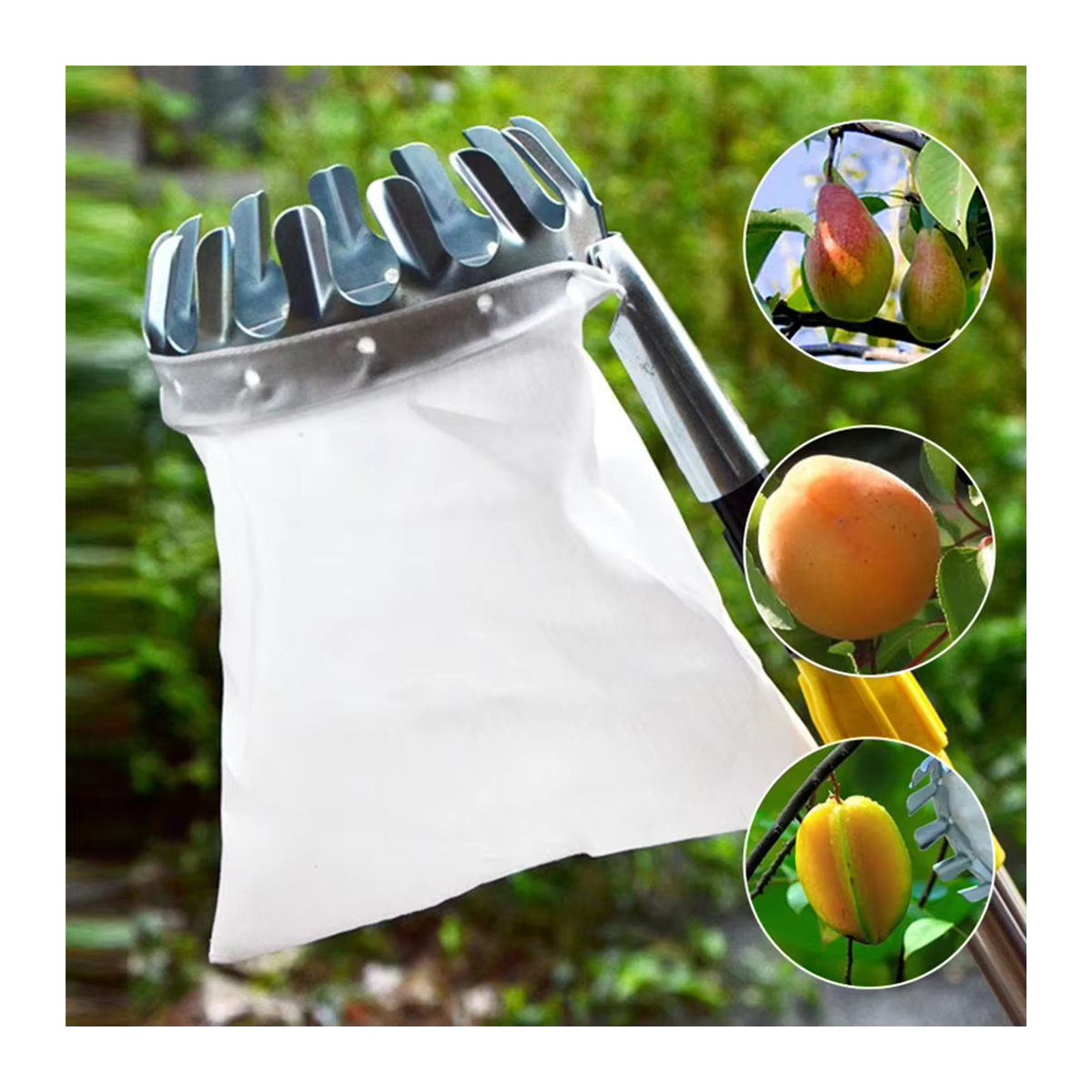 Shunmaii Ergonomischer Obstpflückbeutel als praktisches Erntewerkzeug zum Obstpflücken - Bild 2