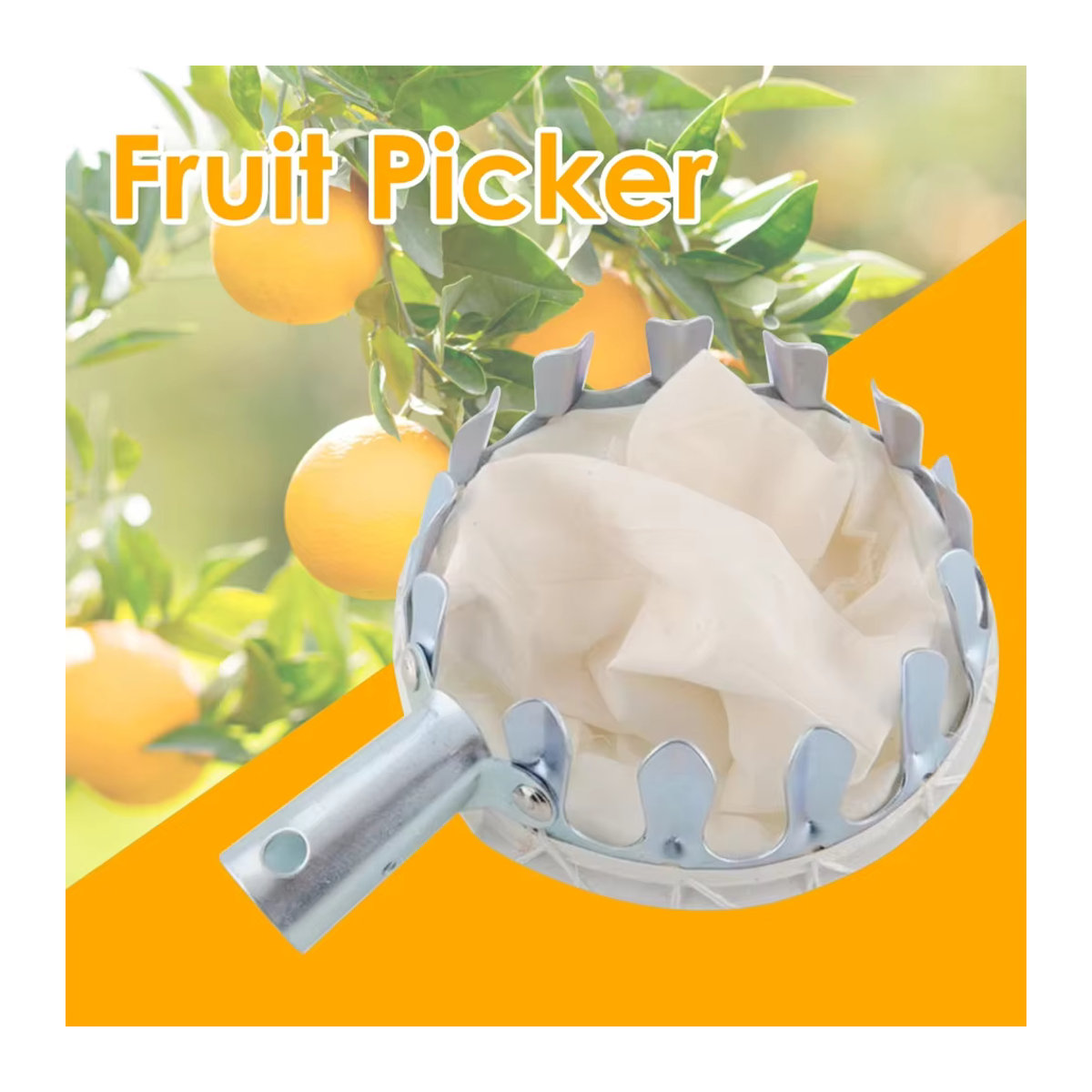 Shunmaii Ergonomischer Obstpflückbeutel als praktisches Erntewerkzeug zum Obstpflücken - Bild 3