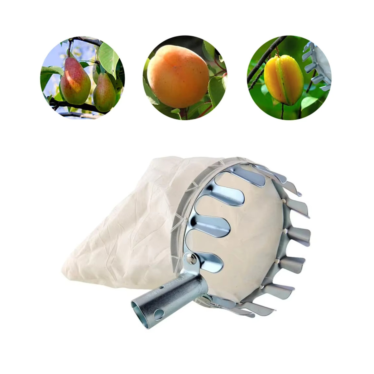Shunmaii Ergonomischer Obstpflückbeutel als praktisches Erntewerkzeug zum Obstpflücken - Bild 5
