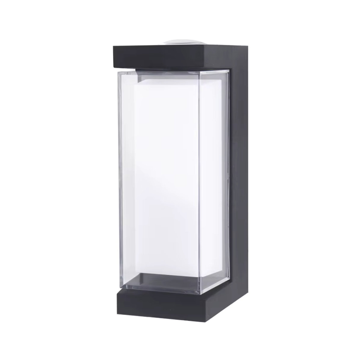 Si Solar Moderne LED Up Down Wandleuchte wasserdicht in Schwarz für Außen und Innen - Bild 5