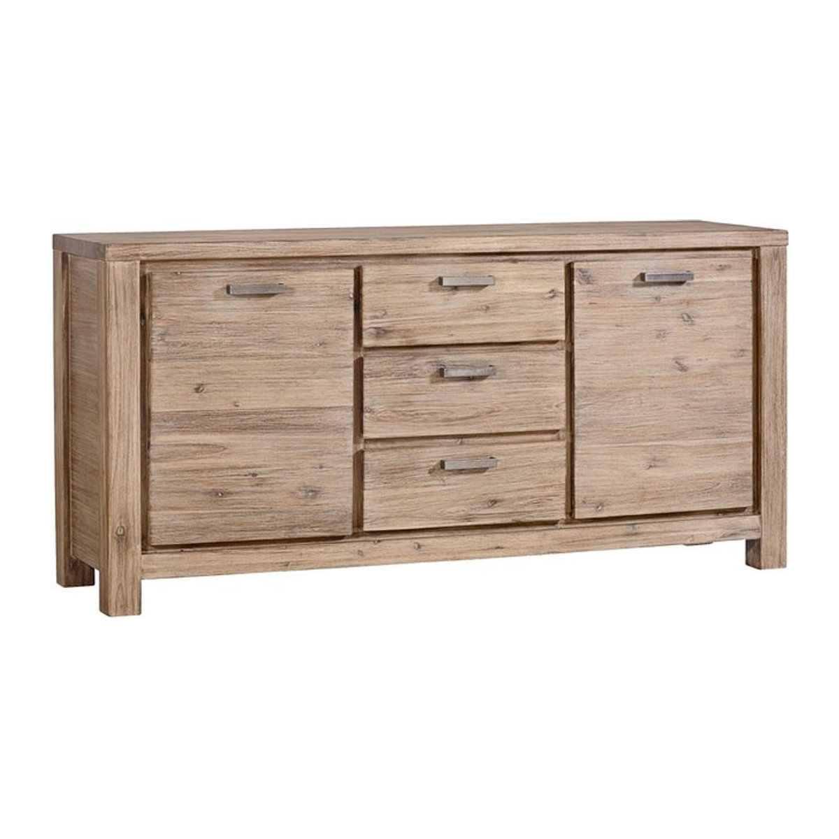 Sideboard TUNIS von GUTMANN FACTORY aus Akazie Holz in Beige und Natur, Breite: 180 cm, Höhe: 90 cm, Tiefe: 47 cm - Bild 1