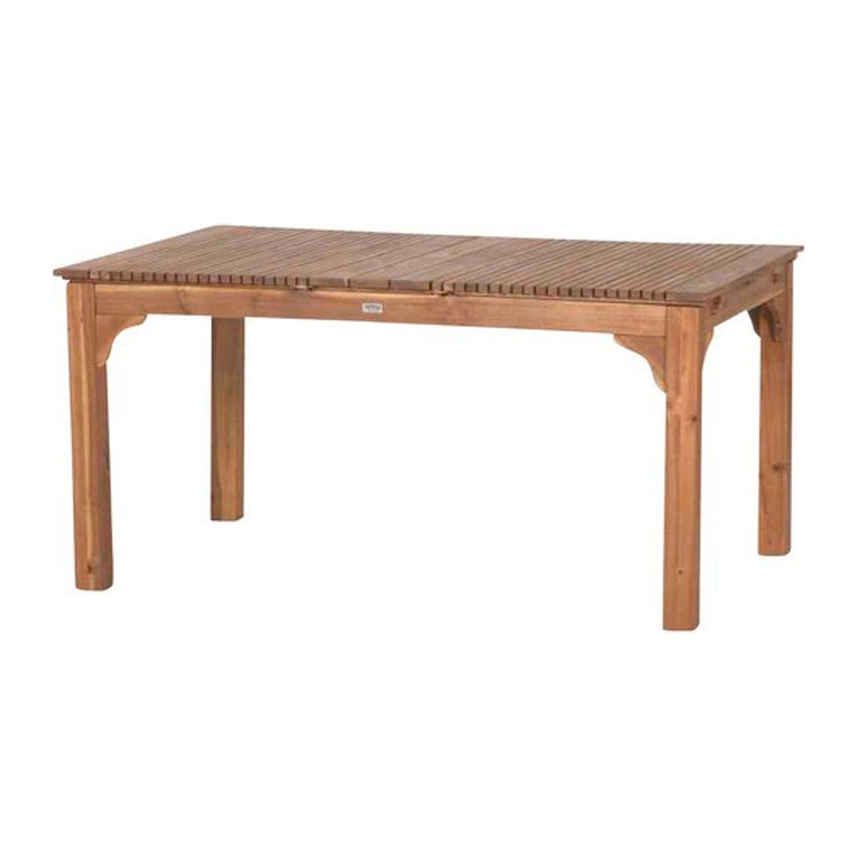 Siena Garden Falun Ausziehtisch aus Akazienholz in Natur und Beige, B/T/H: 150 x 100 x 74 cm bis 200 x 100 x 74 cm - Bild 1