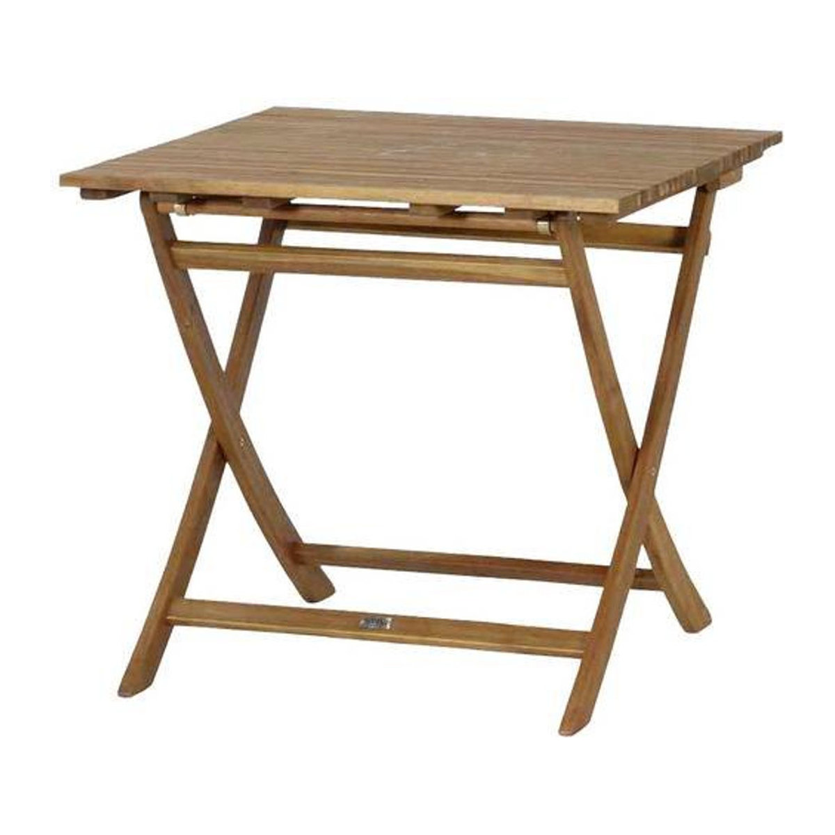 Siena Garden Falun Klapptisch aus Akazienholz in Beige B/T/H: 80 x 80 x 74 cm - Bild 2